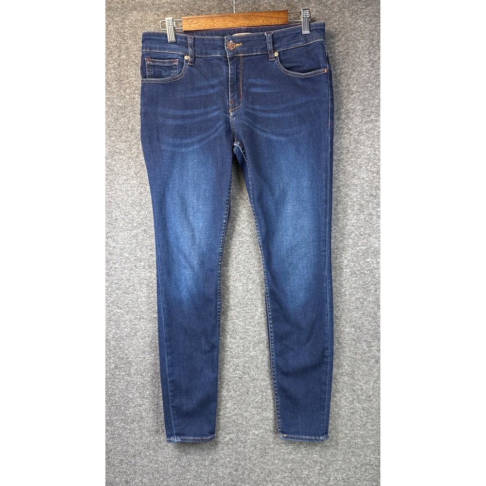 Ted Baker Morgann Skinny Jeans Womens 30 Blue Preppy Mid Wash Stretch Denim Slim